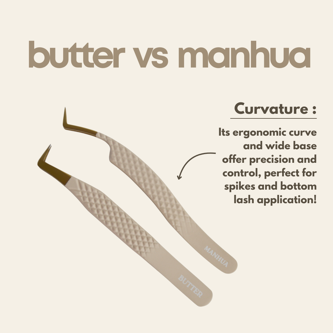 NEW* Manhua / Bottom Lash Tweezer