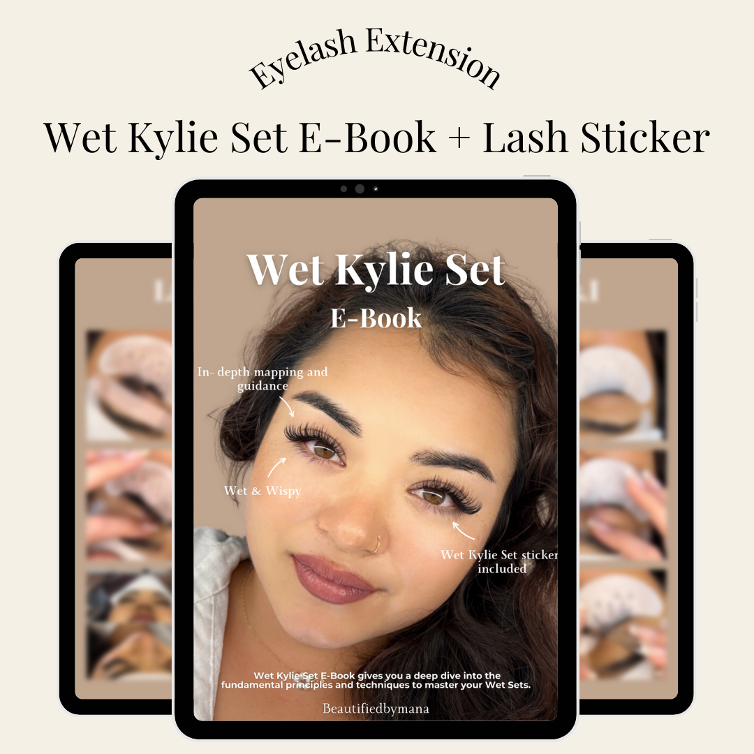Wet Kylie Set | Lash Sticker + Lash Simulation – Beautifiedbymana