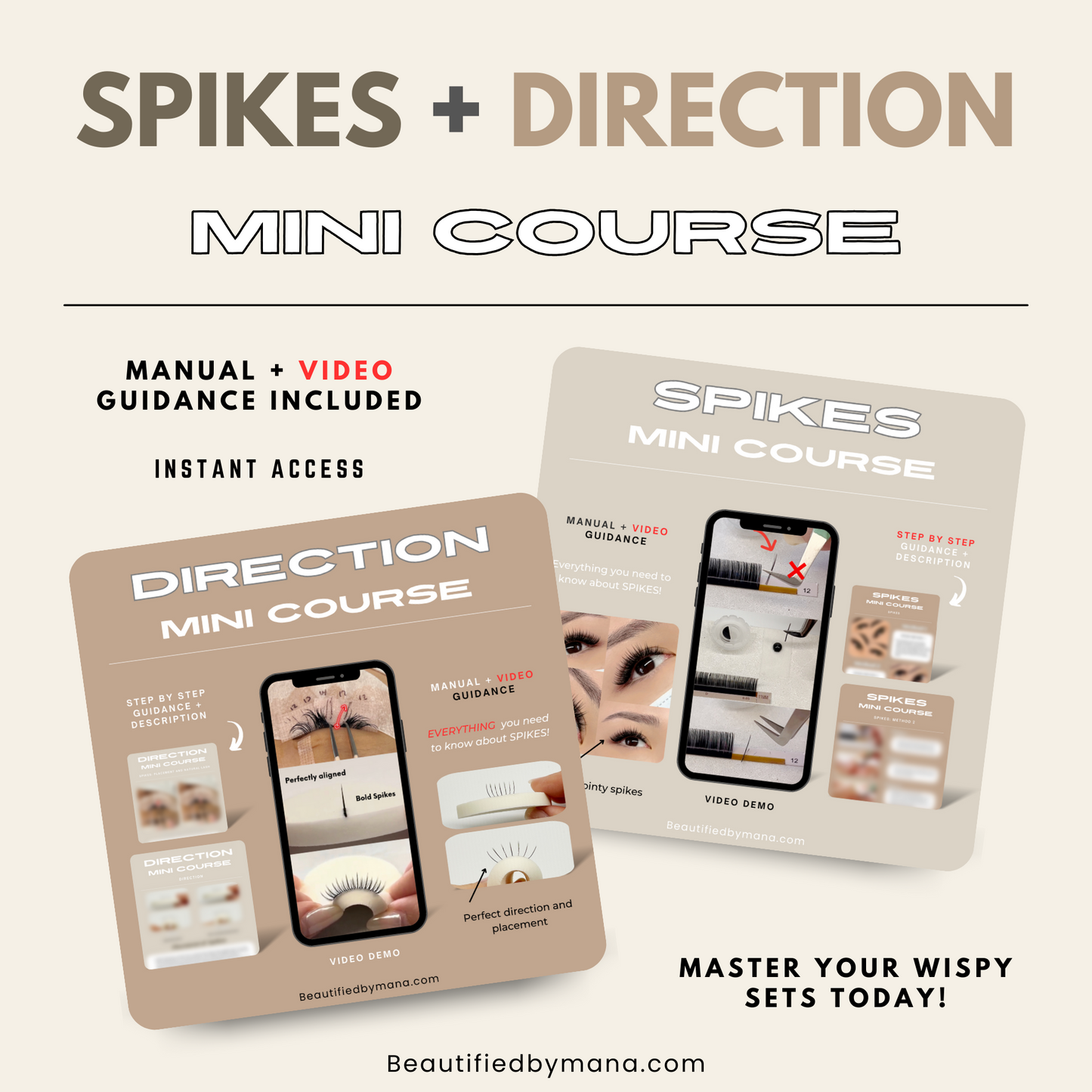 WISPY SPIKES + DIRECTION Mini Course📚| BONUS Wispy Tips Included✨