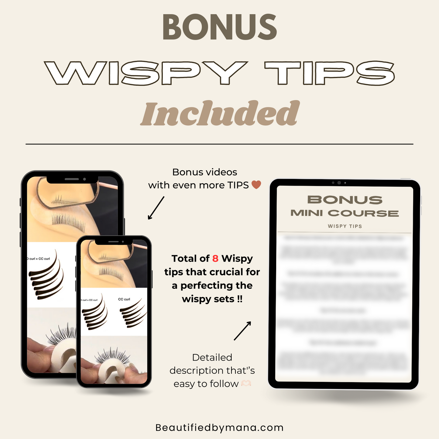 WISPY SPIKES + DIRECTION Mini Course📚| BONUS Wispy Tips Included✨