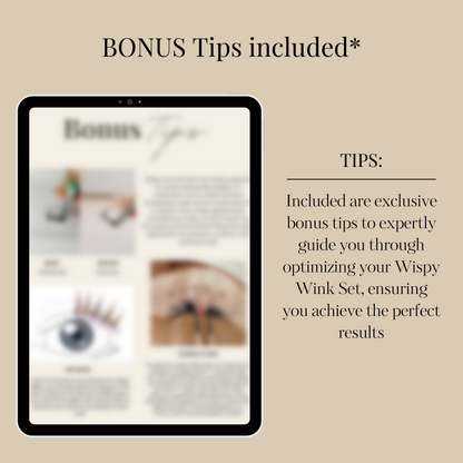 Wispy Wink Set E-Book | Lash Sticker + Lash Simulation