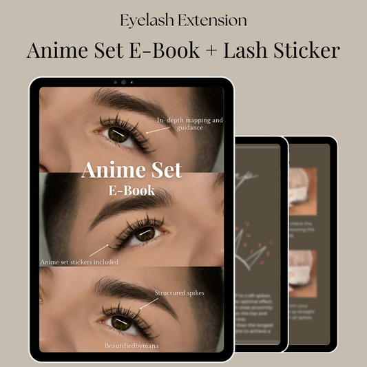 Anime Set E-Book | Lash Sticker + Lash Simulation