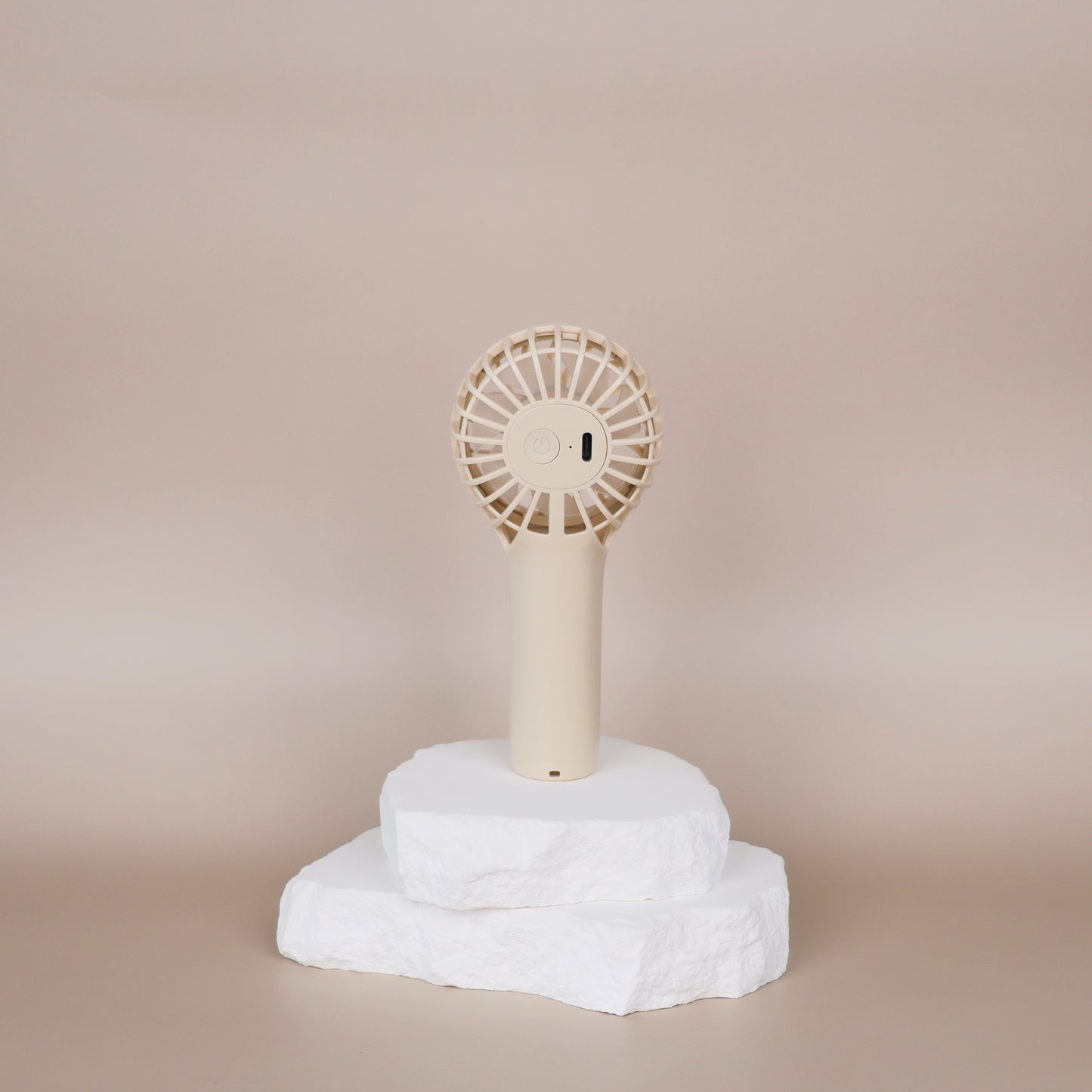 Beige Eyelash Fan