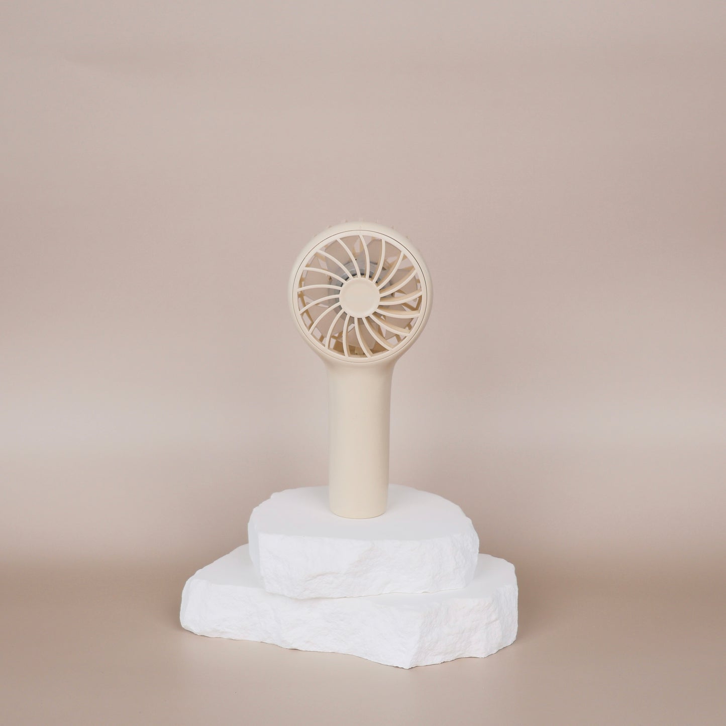 Beige Eyelash Fan