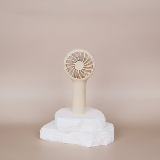 Beige Eyelash Fan