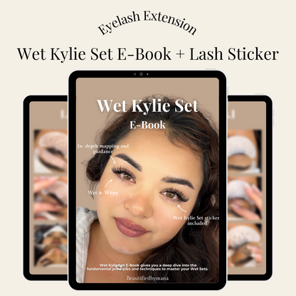 Wet Kylie Set | Lash Sticker + Lash Simulation