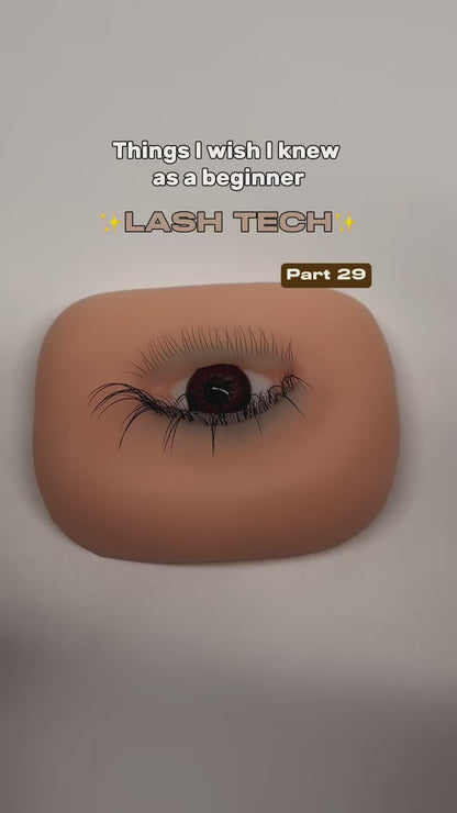 NEW* Realistic Bottom Lash Practice Mannequin Eye