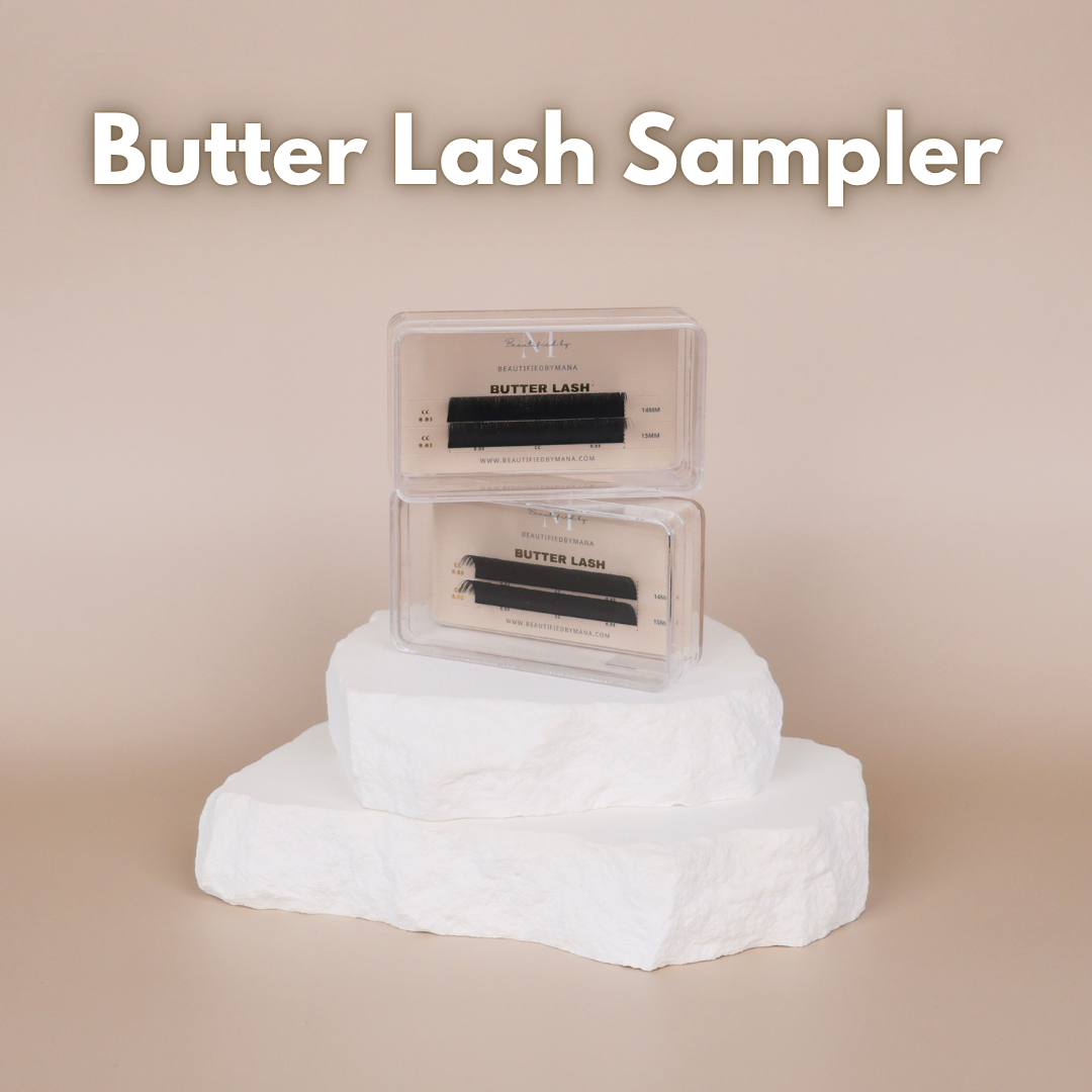 0.03 Butter Mink Lash Sample Tray | 1pc
